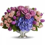 Purple Elegance Centerpiece