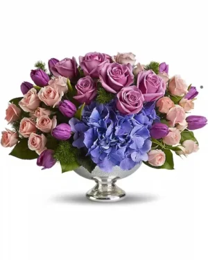 Purple Elegance Centerpiece Purple Elegance Centerpiece